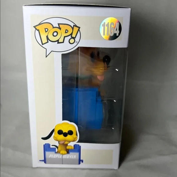 Funko Pop Walt Disney 50th Anniversary Pluto in People Mover #1164 - Picture 5 of 6